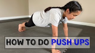 How To Do Push Ups  For Beginners  Beginner Push Ups  For Kids  AVIverse [upl. by Newob]