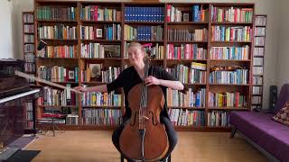 Paganini  Caprice No 24 cello transcription [upl. by Sumahs146]