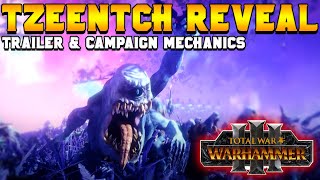 TZEENTCH REVEAL  Campaign Mechanics amp Trailer  Total War Warhammer 3 [upl. by Venetis]