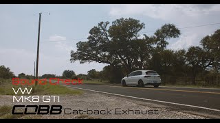 COBB Tuning  Sound Check  Titanium CatBack Exhaust for Volkswagen Mk8 GTI [upl. by Prentiss]