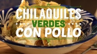 ¿Cómo preparar Chilaquiles Verdes con Pollo  Cocina Fresca [upl. by Ahswat]