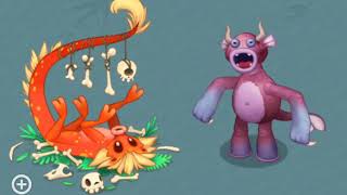 Plinkajou duets Thrumble on Bone island  My Singing Monsters [upl. by Nylareg]