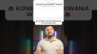 Wyszukiwarka w ChatGPT poważny rywal dla Google chatgpt wiadomości [upl. by Paderna]