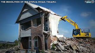 192 OTIPUA ROAD TIMARU DEMOLITION [upl. by Heiner681]