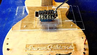 ROUTING A FLOYD ROSE TREMOLO [upl. by Mapel908]