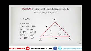 6 02 092 Java 24 Matematikë Shuma e këndeve të trekëndëshit 2 [upl. by Ahseniuq432]