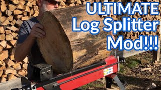 Honest Review of Harbor Freight Wood Splitter  Ultimate HF Log Splitter Mod [upl. by Gorrian]