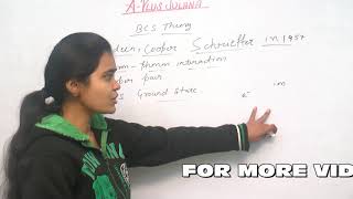 BSC FINAL PHYSICS BCS THEORY SUPERCONDUCTIVITY SOLID PHYSICS BY PREETY ROHILLA [upl. by Dodwell]