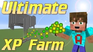 How to make an XP Farm  Minecraft Mob Grinder  XP Farm Minecraft Tutorial for Minecraft 112 [upl. by Tahmosh802]