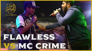 Flawless vs Mc Crime  Fenn Al Qawafi  منفاز؟  فن القوافي [upl. by Annaira]