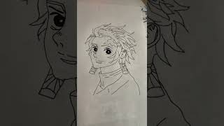 Drawing Tanjiro from Demon Slayer [upl. by Baram]