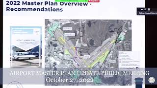 Airport Master Plan Update 10272022 [upl. by Rhoades]