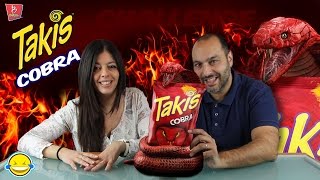 TAKIS COBRA CHALLENGE RETO SNACKS PICANTES [upl. by Enela]