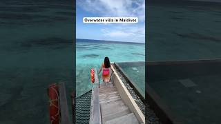 Overwater villa in Maldives resort maldives maldivesvlog maldivesresort [upl. by Ramu]