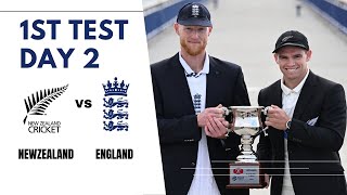 🔴LIVE  England vs New Zealand  1st Test Day 2 at Christchurch  NZ vs ENG  Live Score [upl. by Yliak]