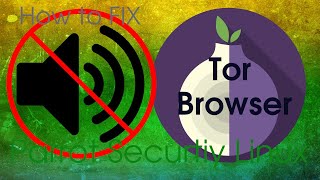 How To Fix Tor Browser No Sound On Parrot OS Security Linux [upl. by Rebah]