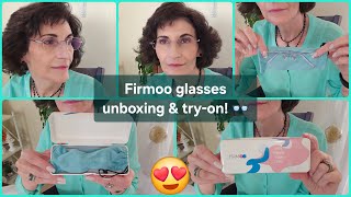 Firmoo Prescription Glasses  Unboxing  Tryon  Review 💚👓💚 [upl. by Hselin]