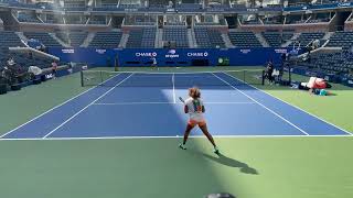 NAOMI OSAKA First Practice US Open 2024  4K 60fps [upl. by Evanne]