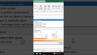 Conditional formatting in Microsoft Excel conditionalformatting exceltips excelshortcuts [upl. by Eleni]