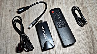 MXQ Mini Android TV Stick Review [upl. by Imij]