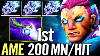 🔥 AME Anti Mage Diffusal  Moonshard Hard Carry — 200 MANAHIT ready for TI11 Main Event Dota 2 Pro [upl. by Anitsirk327]