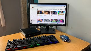 PC HP 600 G2 Mini Intel core i5 6500t 16ram 256ssd y Monitor SAMSUNG LED 19¨ LS19A330NHLXZX UNBOXING [upl. by Ynned]