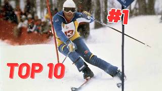 Top 10 Greatest Men Alpine Skiers of All Time [upl. by Alexio]