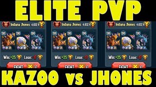 Monster Legends  Taking On The 1 PvP Player  Kazoo Kid Remix VS Indiana Jhones  ELITE PvP [upl. by Terrill422]