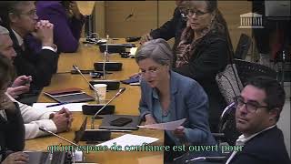 Sandrine Rousseau soutien la commission d’enquête sur les violences commises dans le cinéma [upl. by Yrffej]