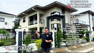 RFO FA 240sqm amp LA 408sqm House amp Lot Lipa City Batangas Exclusive Residential Estate [upl. by Alyss465]