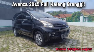 DIJUAL Avanza Type E Upgrade G 2015 Manual Full Ngaleng Brengg [upl. by Airegin]