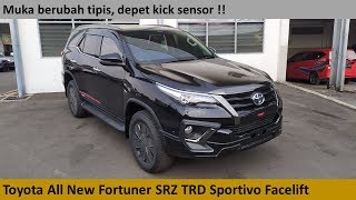 Toyota Fortuner TRD Sportivo Gasoline Facelift review  Indonesia [upl. by Yadroc]