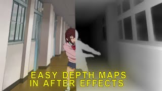 Easy Depth Of Field with Depth Map In After Effects [upl. by Lisa]