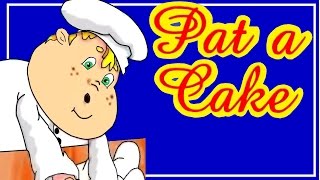 nursery rhymes  PAT A CAKE  with Lyrics [upl. by Ytram713]