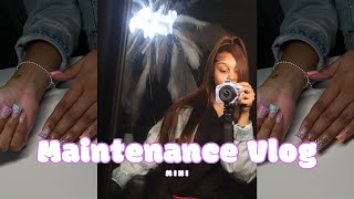 MINI MAINTENANCE VLOG  nails amp hair [upl. by Esertap595]