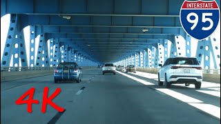 ⁴ᴷ Girard Point Bridge northbound 4K VIDEO [upl. by Skip885]