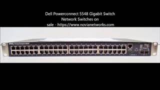 Dell Powerconnect 5548 Gigabit Switch Network Switches [upl. by Thirzia]