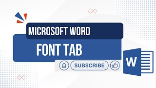 Microshoft Word font tab की पूरी जानकारी [upl. by Keeryt]