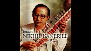 Raag Rageshree by Pandit Nikhil Banerjee and Pandit Anindo Chatterjee on Tabla [upl. by Bambie]