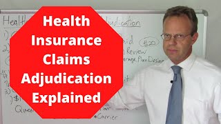 Health Insurance Claims Adjudication [upl. by Megdal347]