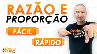 FÁCIL e RÁPIDO I RAZÃO E PROPORÇÃO [upl. by Newnorb]