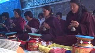 Bhutan  Buddhist prayer time in Bumthang [upl. by Kellyn880]