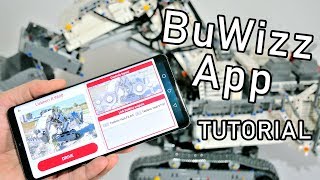 LEGO 42100 Liebherr R 9800 Excavator  LEGO BuWizz App Tutorial  42100 LEGO Technic 2019 Functions [upl. by Thesda]