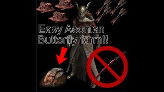 Best Aeonian Butterfly farm AMAZING for crafting for PVP  Elden Ring [upl. by Nahgem]