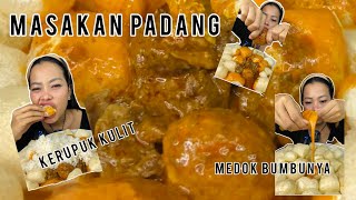 MUKBANG KERUPUK KULIT MASAKAN PADANG😋MUKBANGASMR [upl. by Sibilla]