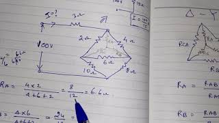 How to solve Star Delta Conversion Explanation in Tamil [upl. by Llerral290]