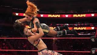 BECKY LYNCH VS BAYLEY VS CHARLOTTE FLAIR MATCH [upl. by Lilas]