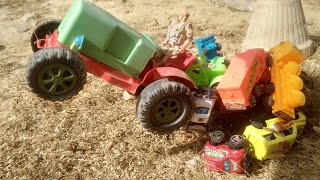 Tractor Loading old Toys  toys videos Bilal Toys [upl. by Clementi888]