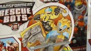 BotCon 2011 Transformers Playskool Heroes RESCUE BOTS Preschoolers [upl. by Crutcher]