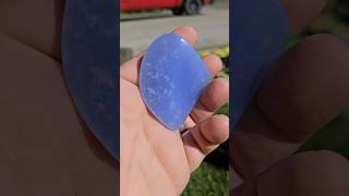 Check out this BLUE Chalcedony from Australia 🩵🩵🩵🇦🇺 australia agate blue [upl. by Grae]